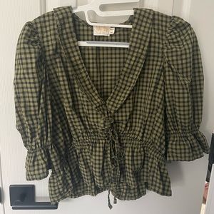 Nation Ltd. checkered top